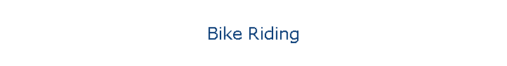 Bike Riding
