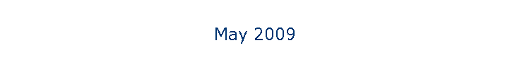May 2009